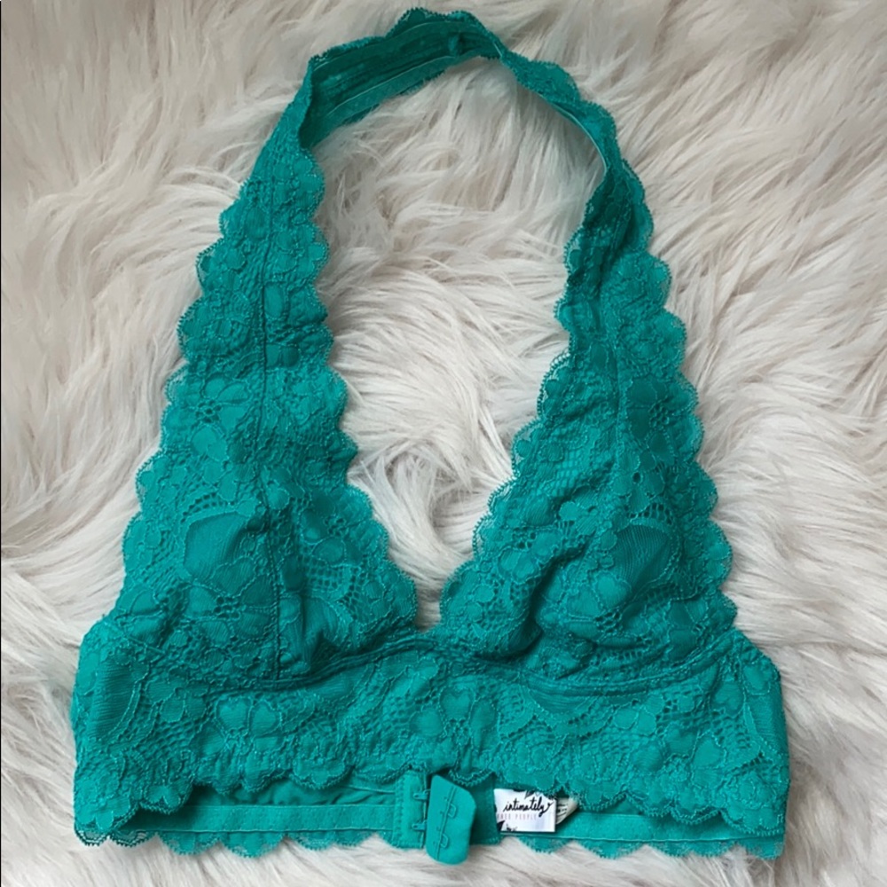 Free People turquoise bralette